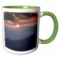 thumbnail image 1 of 3drose, Great Smoky Mountains National Park, Tenessee - Us43 Rkl0007 - Raymond Klass, 15oz Two-tone Green Mug, 1 of 6