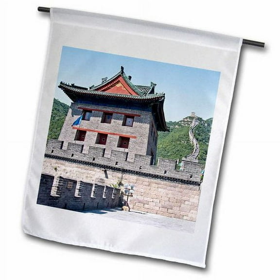 3dRose, Great Wall, 12 x 18 inch Garden Flag
