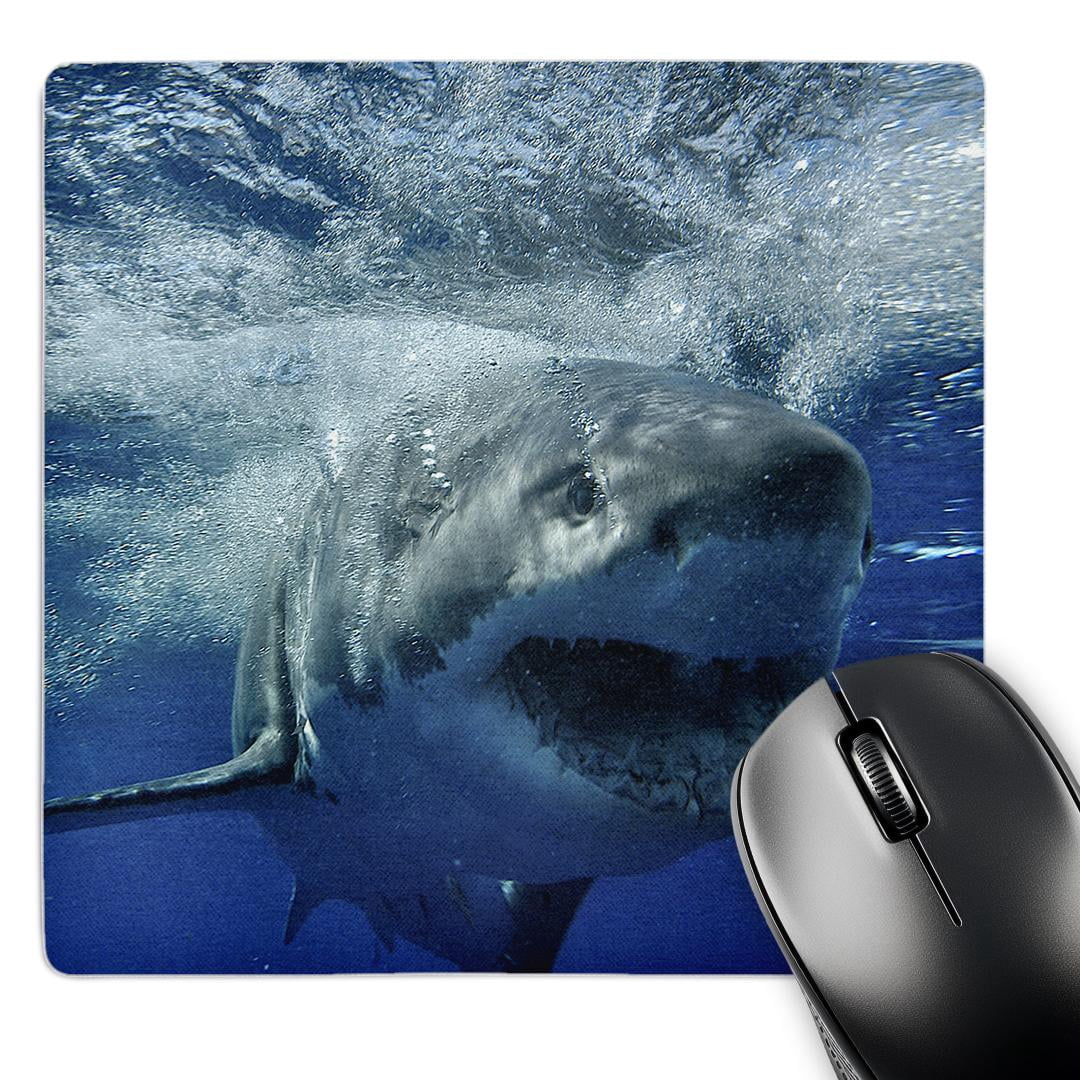 3dRose Great White Shark MousePad Walmart 3drose-great-white-shark-mousepad-walmart
