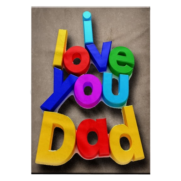 3dRose, Great gift for Dad to tell him you love him, 22x30 Bath Hand Pool Towel