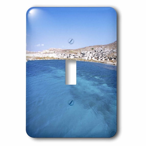 3dRose, Greece, Aegan sea, Sacred Harbor of Delos - EU12 CMI0182 - Cindy Miller Hopkins, single toggle switch