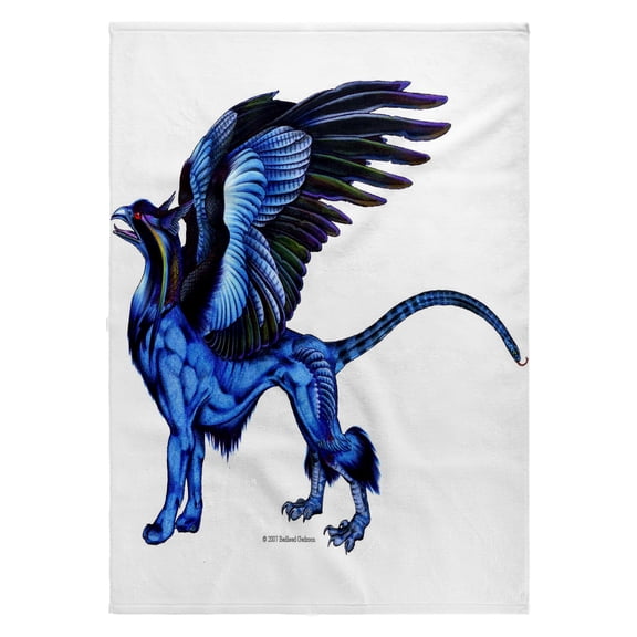 3dRose, Griffin Flight Leader Colorful Fantasy Monster Art, 22x30 Bath Hand Pool Towel
