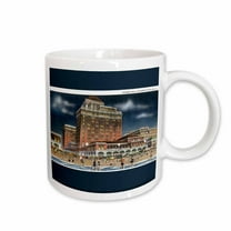 3drose, Haddon Hall, Atlantic City, New Jersey Beach Scene, 15oz Mug