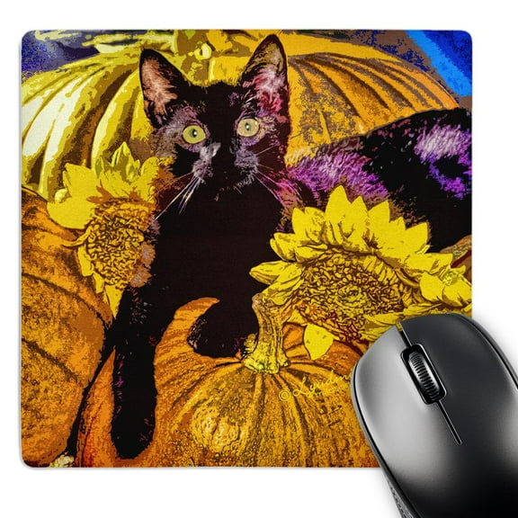 3dRose, Halloween Cat, MousePad