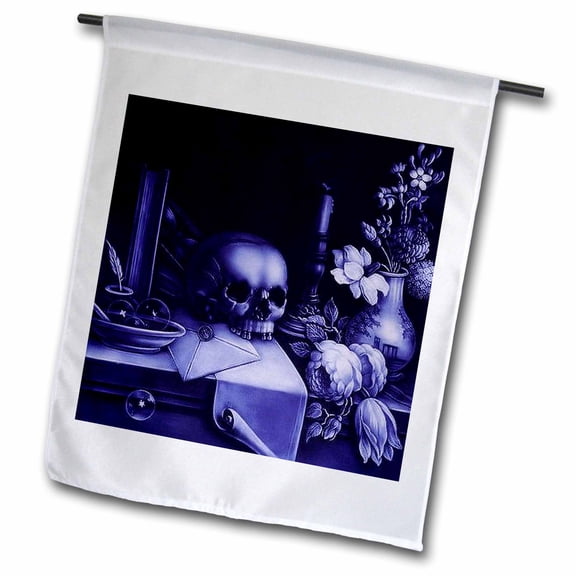 3dRose, Halloween Skulls, 12 x 18 inch Garden Flag