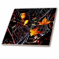 thumbnail image 1 of 3dRose, Halloween Spider and Crystal Web, 8 Inch Ceramic Tile, 1 of 1