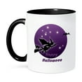 thumbnail image 1 of 3dRose, Happy Halloween Witch, 11oz Two-Tone Black Mug, 1 of 7