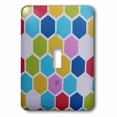 thumbnail image 1 of 3dRose, Happy Hexagon, single toggle switch, 1 of 1