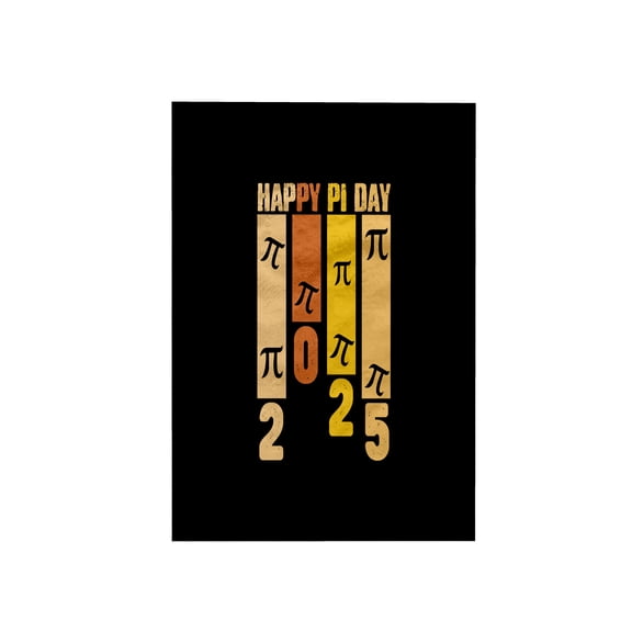 3dRose, Happy Pi day 2025 text colorful design to celebrate Pi Day gift, 15x22 Hand Towel