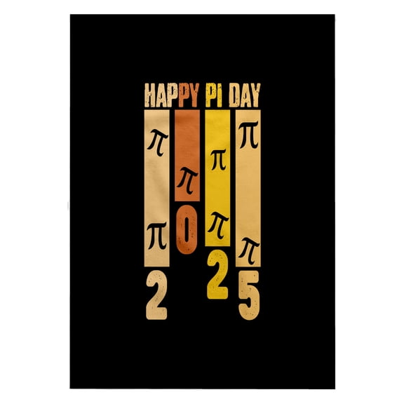 3dRose, Happy Pi day 2025 text colorful design to celebrate Pi Day gift, 22x30 Bath Hand Pool Towel