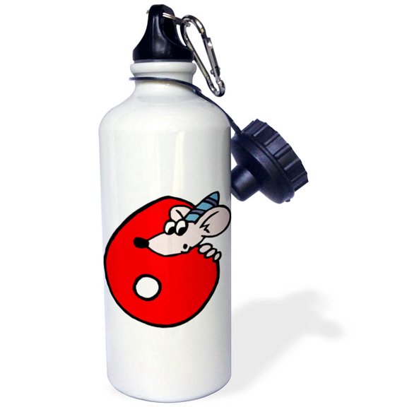 3dRose, Happy Sixth Birthday, 21 oz Sports Water Bottle