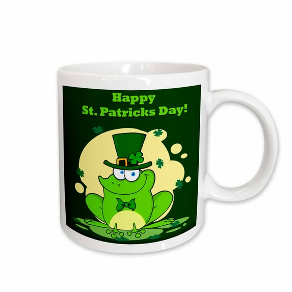 3drose, Happy St Patricks Day, 11oz Mug