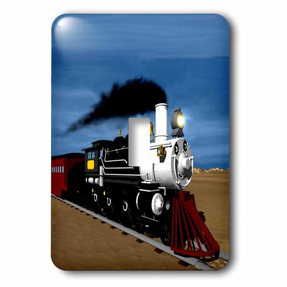 3dRose, Happy Train, single toggle switch