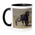 thumbnail image 1 of 3dRose, Harness Racing, 15oz Two-Tone Black Mug, 1 of 7