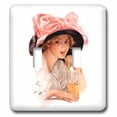 thumbnail image 1 of 3dRose, Harrison Fisher - Refreshment, double toggle switch, 1 of 1