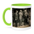 thumbnail image 1 of 3dRose, Harvey Firestone Henry Ford Thomas Edison President Hardings Funeral, 11oz Two-Tone Green Mug, 1 of 3