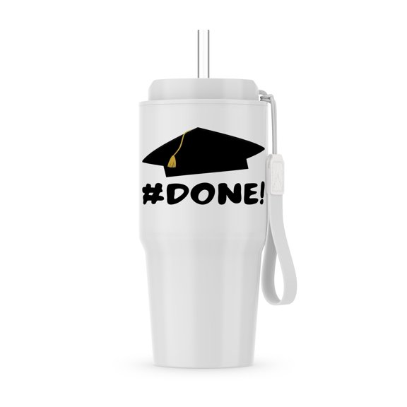 Hashtag Done Gift For Graduation, 20oz Tumbler