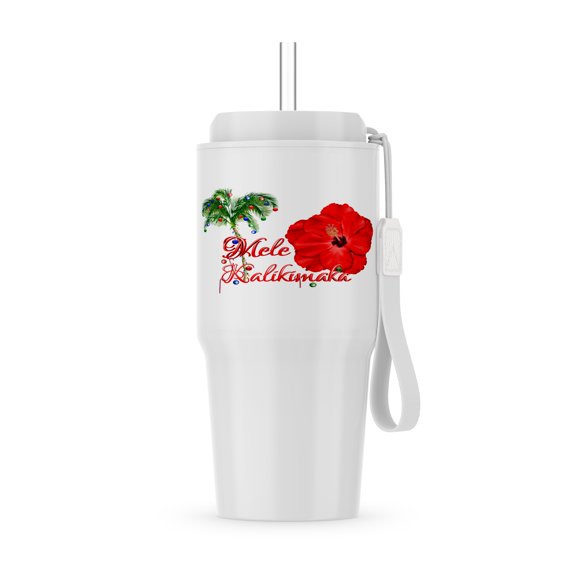 Hawaiian Mele Kalikimaka Merry Christmas, 20oz Tumbler