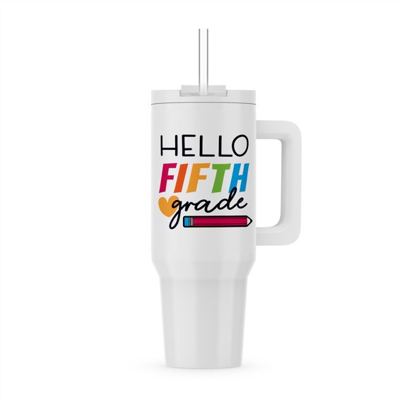 Hello Fifth Grade, 30oz Tumbler