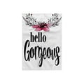 thumbnail image 1 of 3dRose, Hello Gorgeous With A Pretty Watercolor Floral Accent, 15x22 Hand Towel, 1 of 2
