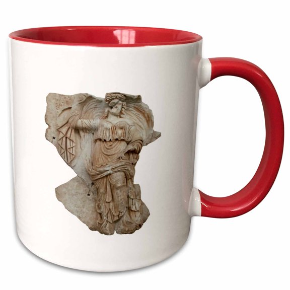 3drose, Hemera Aphrodisias Sebasteion Vector Art, 11oz Two-tone Red Mug