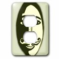 thumbnail image 1 of 3dRose, Hercules Poirot, 2 plug outlet cover, 1 of 1