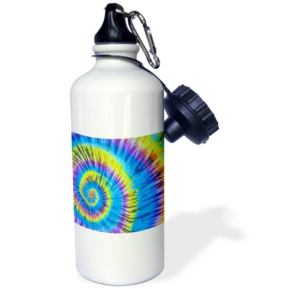 3dRose, Hippy Days R Here Again, 21 oz Sports Water Bottle