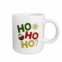 3drose, Ho Ho Ho Christmas Design, 11oz Mug