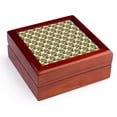 thumbnail image 1 of 3dRose, Honeysuckle Bouquet Botanical Art Seamless Pattern, Jewelry Box 5.5x5.5 inch with 4 inch tile, 1 of 8