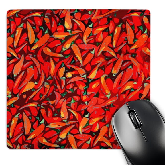 3dRose, Hot Chilli Peppers, MousePad
