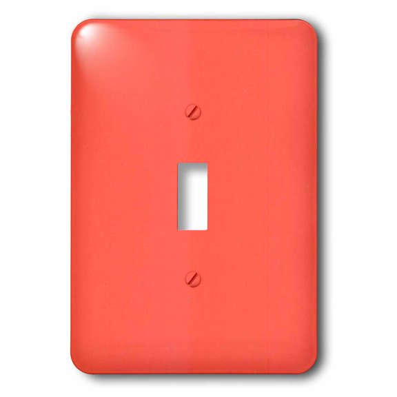 3dRose, Hot Coral, single toggle switch