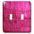 thumbnail image 1 of 3dRose, Hot Pink Bark, double toggle switch, 1 of 1
