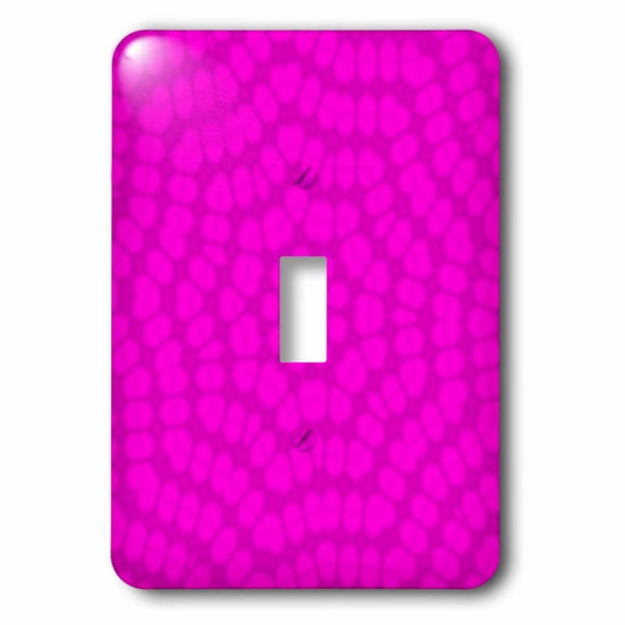 3dRose, Hot Pink Gerber Pattern, single toggle switch