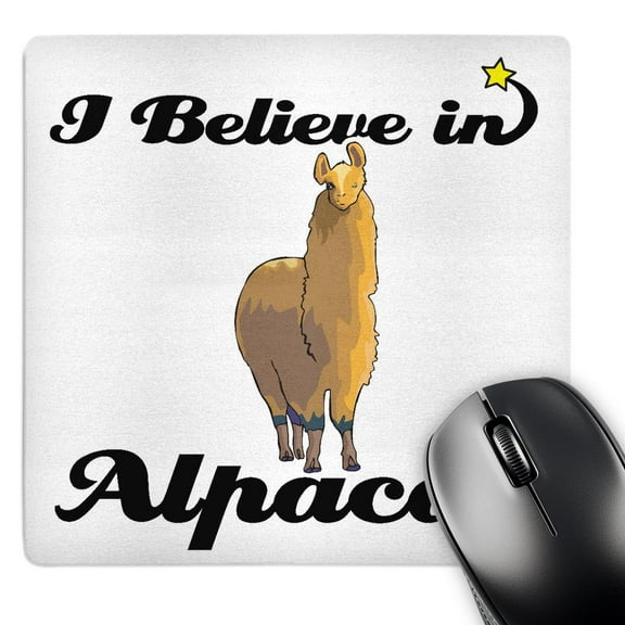 3dRose, I Believe In Alpacas, MousePad