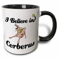 thumbnail image 1 of 3drose, I Believe in Cerberus, 11oz Two-tone Black Mug, 1 of 6