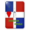 thumbnail image 1 of 3dRose, I Love Dominican Republic, single toggle switch, 1 of 1