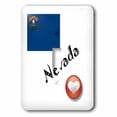 thumbnail image 1 of 3dRose, I Love Nevada , single toggle switch, 1 of 1