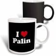 thumbnail image 1 of 3drose, I Love Palin, 11oz Magic Transforming Mug, 1 of 7
