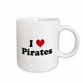 thumbnail image 1 of 3drose, I Love Pirates, 11oz Mug, 1 of 6