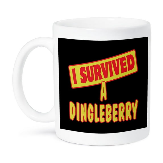 3dRose, I Survived A Dingleberry Survial Pride And Humor Design, 15oz Mug