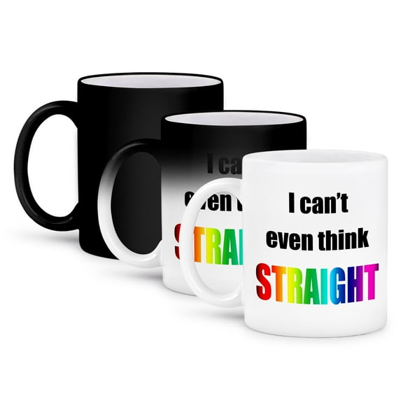 3dRose, I cant even think straight, 11oz Magic Transforming Mug