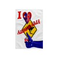 thumbnail image 1 of 3dRose, I love Australia. Australian flag. Kangaroo., 15x22 Hand Towel, 1 of 1