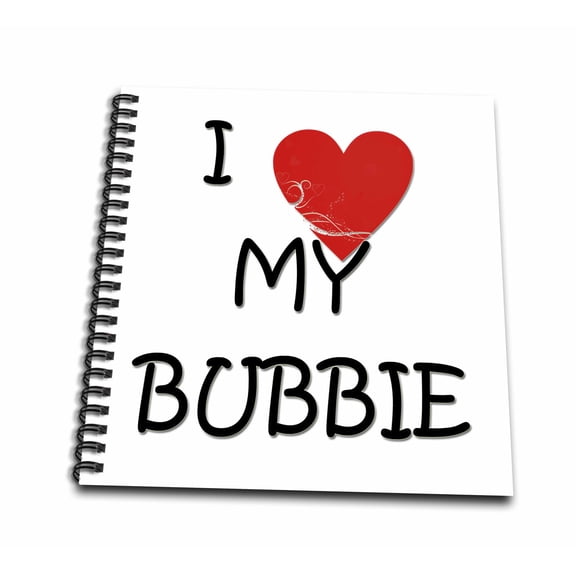 3dRose, I love my Bubbie. Grandma., Mini Notepad 4 x 4 inch