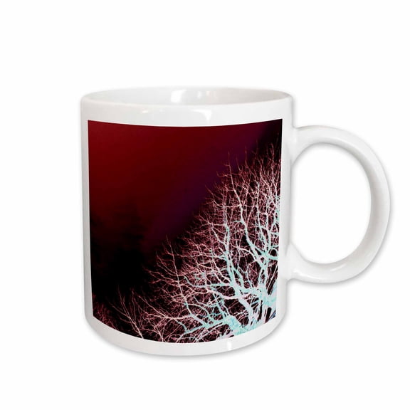 3drose, Icy Branches in Twilight, 15oz Mug