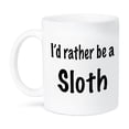 thumbnail image 1 of 3dRose, Id rather be a sloth, 11oz Mug, 1 of 3