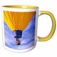 thumbnail image 1 of 3drose, Idaho, Teton Valley, Hot-air Balloon Basket - Us13 Rer0008 - Ric Ergenbright, 11oz Two-tone Yellow Mug, 1 of 6
