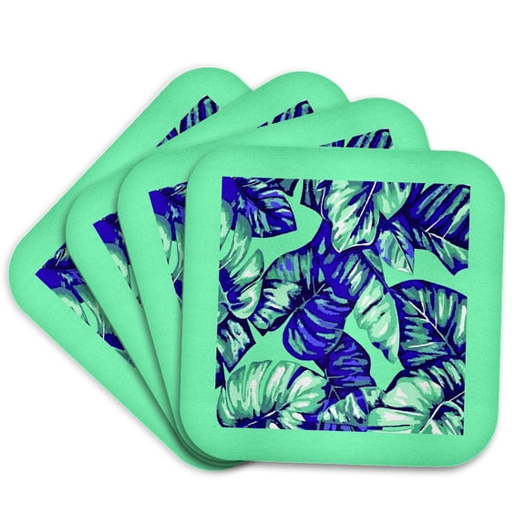 3drose, If Only Closed Minds Came with Closed Mouths Fun Quote, Set of 4 Coasters - Soft