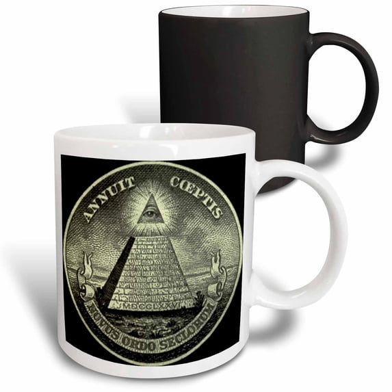 3drose, Illuminati, 11oz Magic Transforming Mug