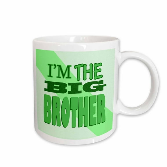 3drose, Im the Big Brother Green, 11oz Mug