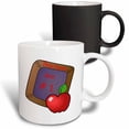 thumbnail image 1 of 3drose, Image of Teachers R Number 1 on Chalkboard with Apple, 11oz Magic Transforming Mug, 1 of 7